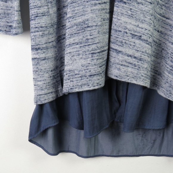 Dolan Left Coast Coll. Heathered Layered Cardigan - Picture 5 of 8